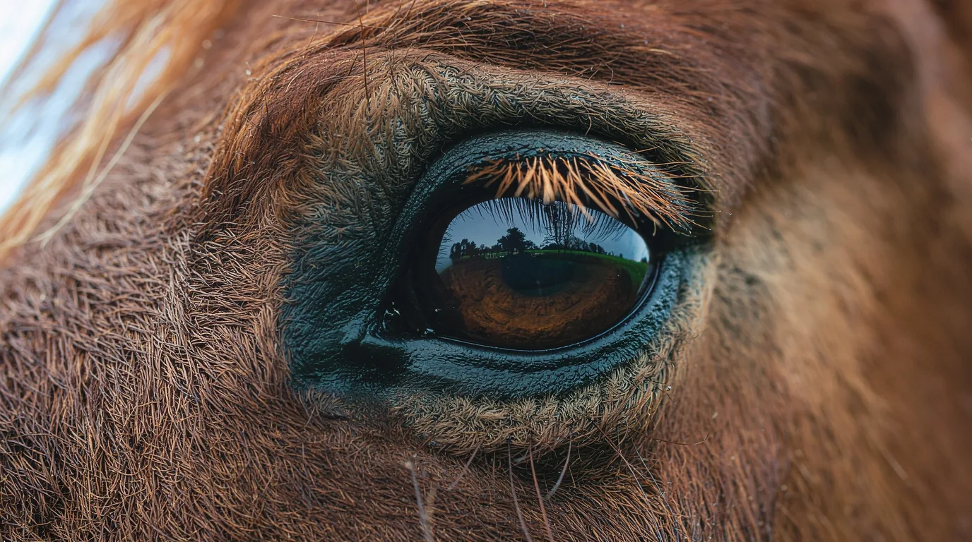 Un regard de cheval au Ecuries les Herses, Javerdat